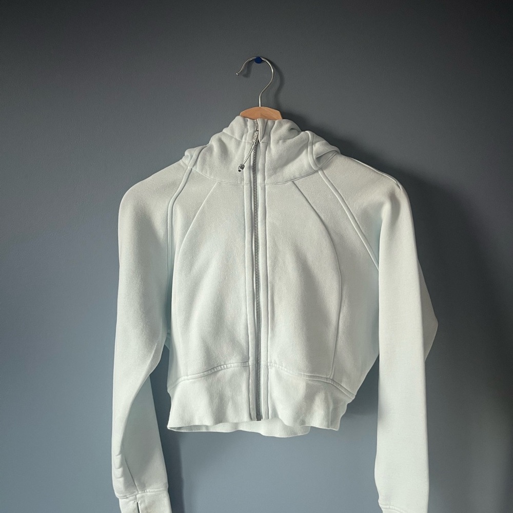 Lululemon Athletica Light Gray Zip-Up Hoodie